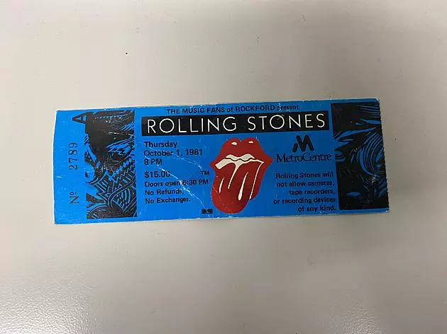 For Sale Vintage Rolling Stones Shirt From 1981 Rockford Show