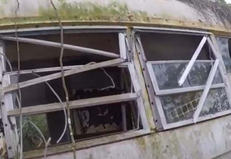 In a Florida swamp, a school bus from Wisconsin was found abandoned.