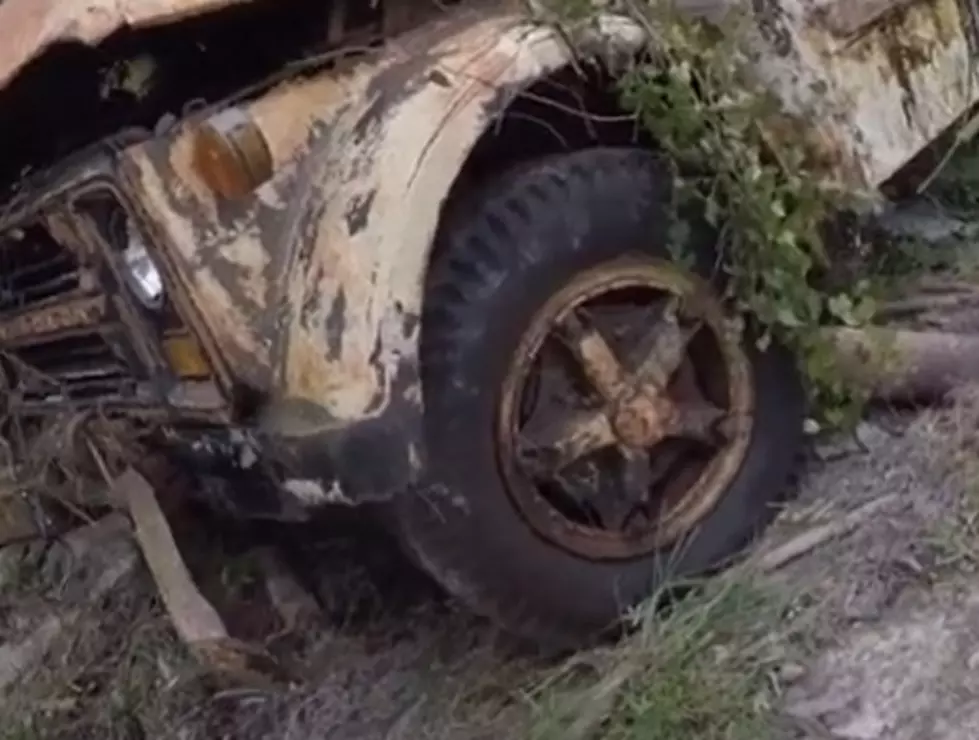In a Florida swamp, a school bus from Wisconsin was found abandoned.