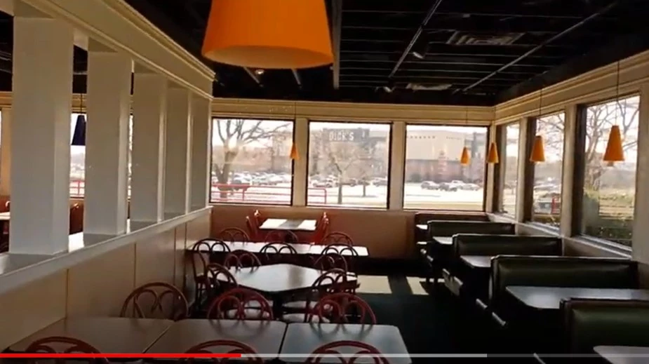 Photo from Video Of Abandoned Fazoli's In Madison, Wisconsin