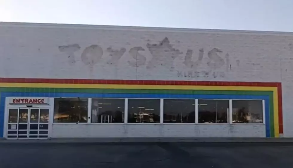 Outline Of Building Sign Is Still Readable