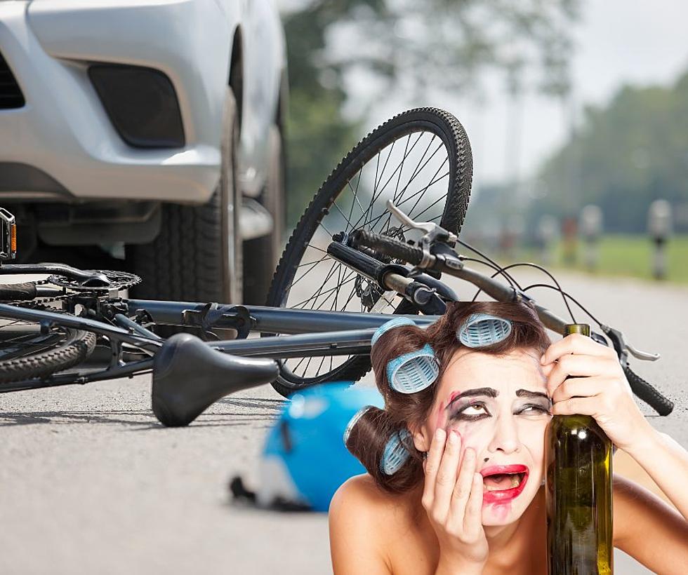 Drunk Wisconsin Lady Nails Dude on a Bicycle