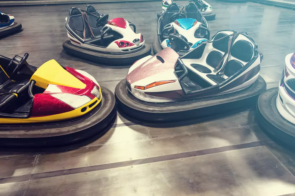 Dodgem Cars on a Fun Fair Amusement Ride in park