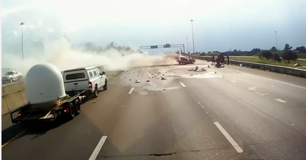 Truck Driver Hero! Saves Two from Fiery Crash [Video]
