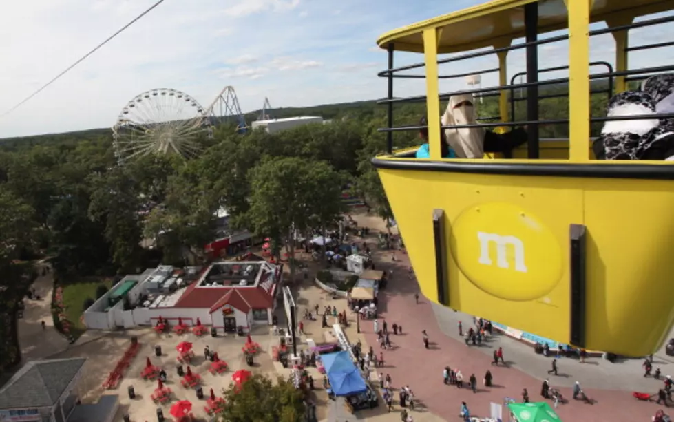 6 Flags Riders Climb Down