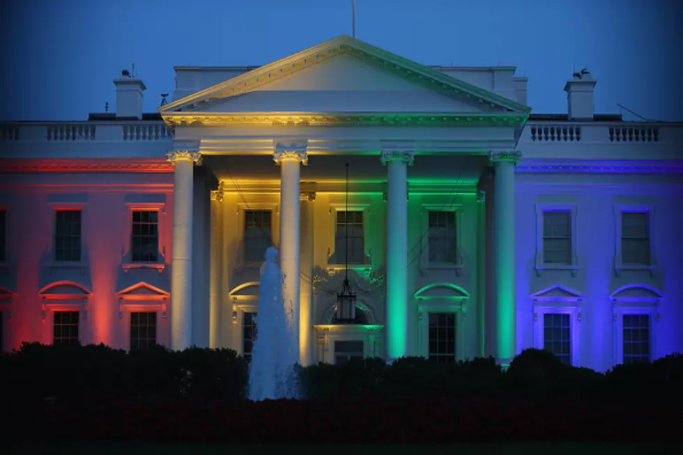 Rainbow White house