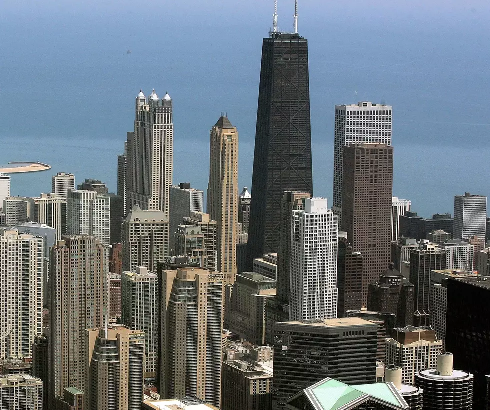 Fire On 50th Floor Of Hancock Building In Chicago