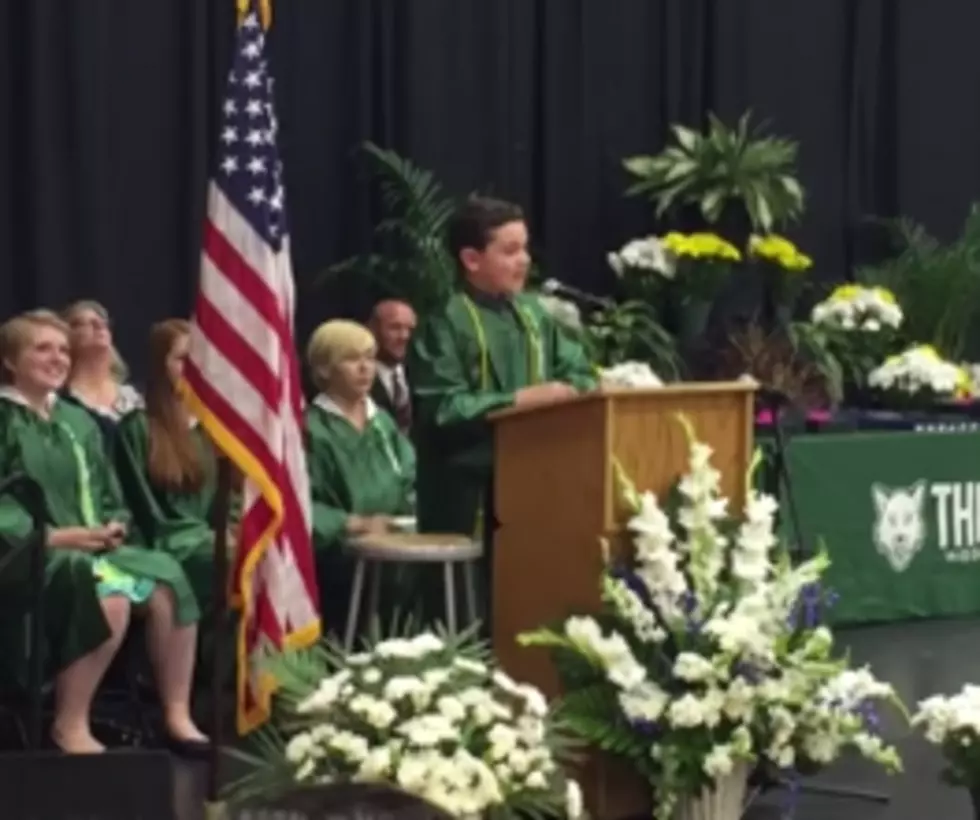 Watch this 8th Grade Student From Illinois Impersonate Donald Trump at his Graduation Speech