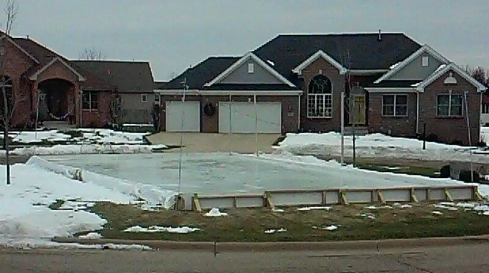 Neighbors built own Ice Rink