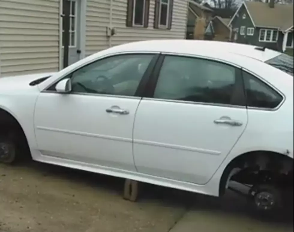 Sycamore Man Has Tires Stolen From His Vehicle, Cops Give Him a Ticket