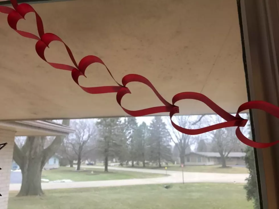 DIY Valentine Heart Garland