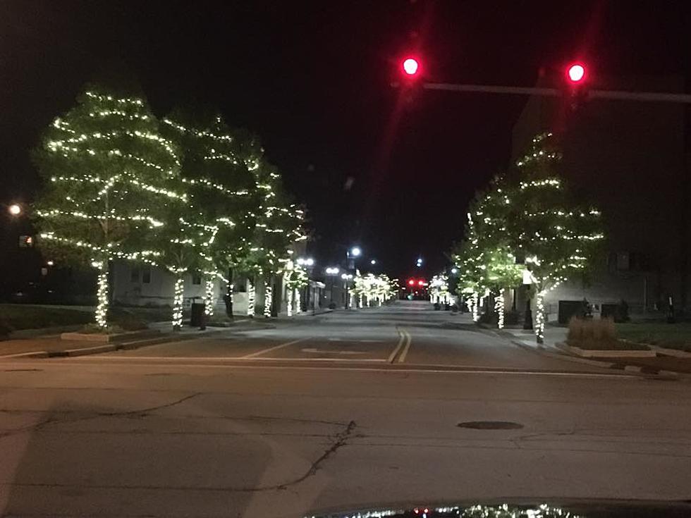 It’s October and the Christmas Lights Are Turned on in DeKalb