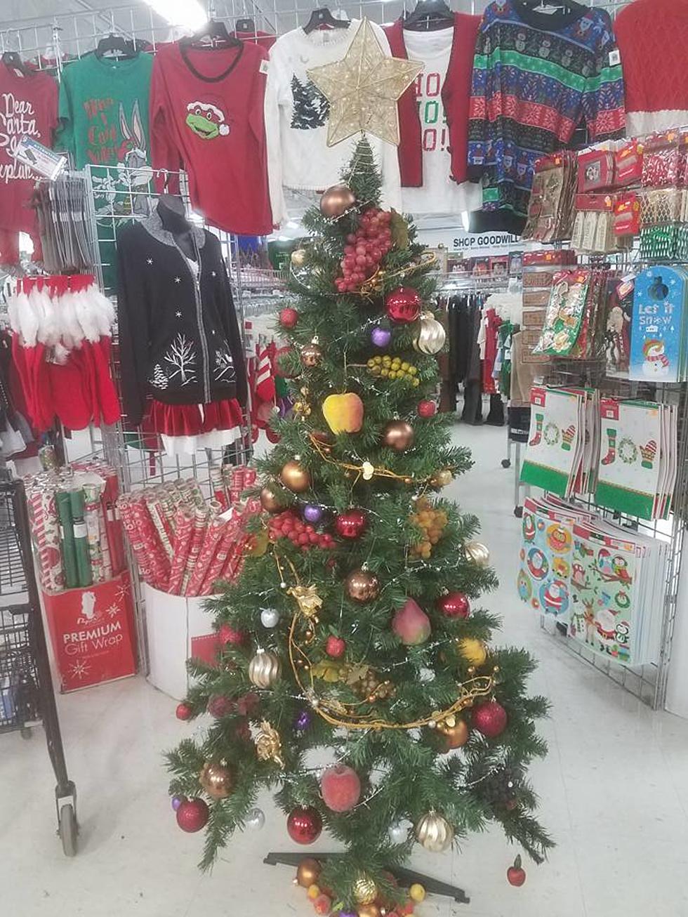 Here’s How to Spend Under Twenty Dollars Decorating a Tree At Goodwill