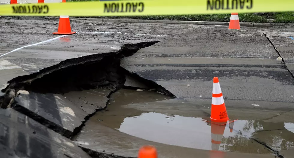A Sinkhole Caused an Accident in DeKalb