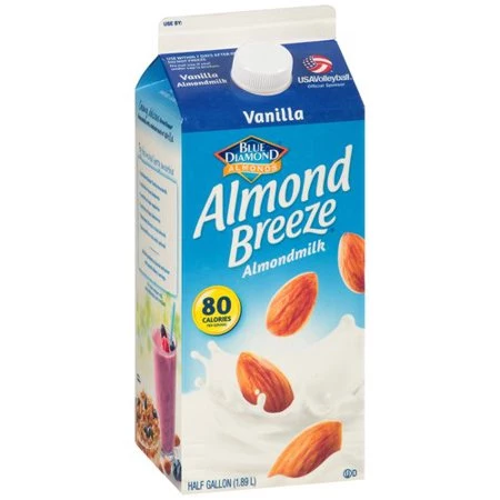 almond breeze sweetened vanilla