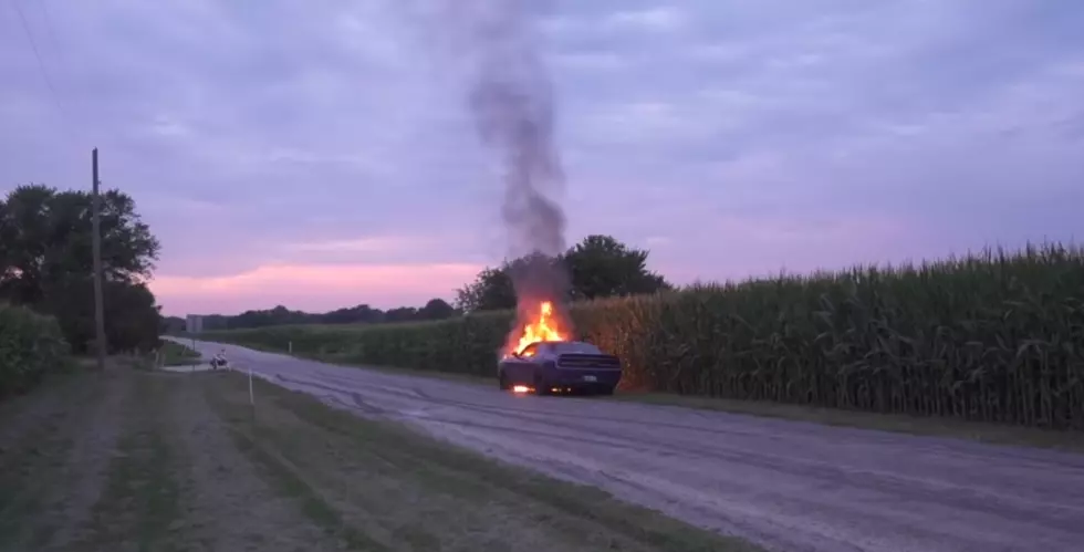Northern Illinois Man Records His Dodge Challenger Hellcat Burning to the Ground