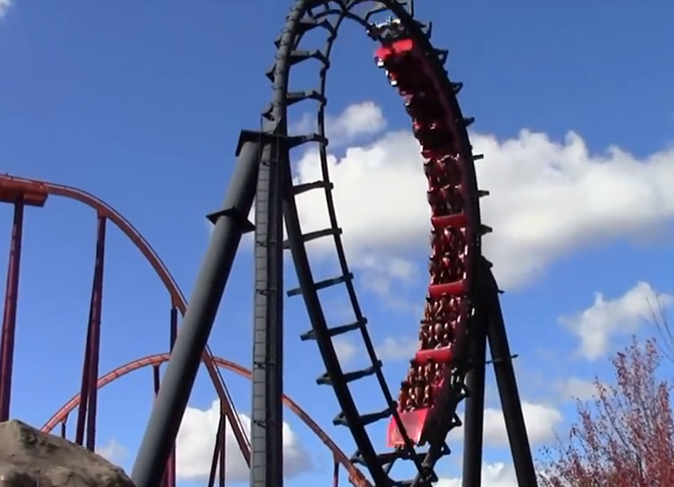 Riders Stuck On Coaster At Great America