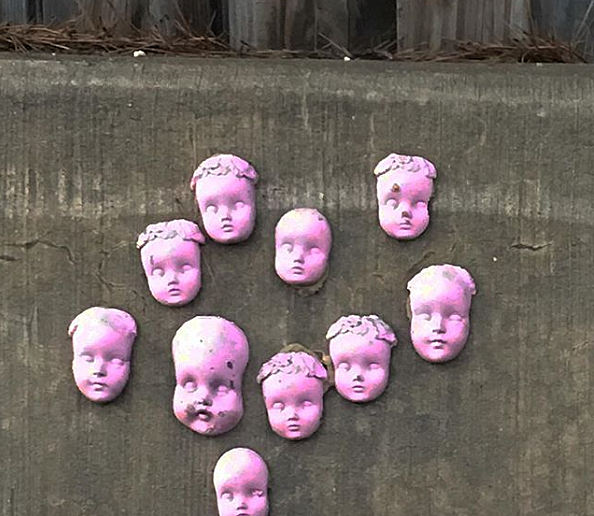 scary baby doll heads