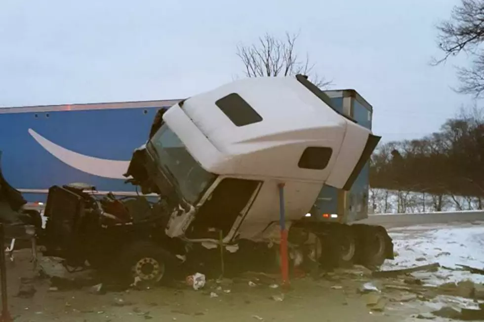 Pics of Amazon Semi Truck Versus Car Accident in South Rockford