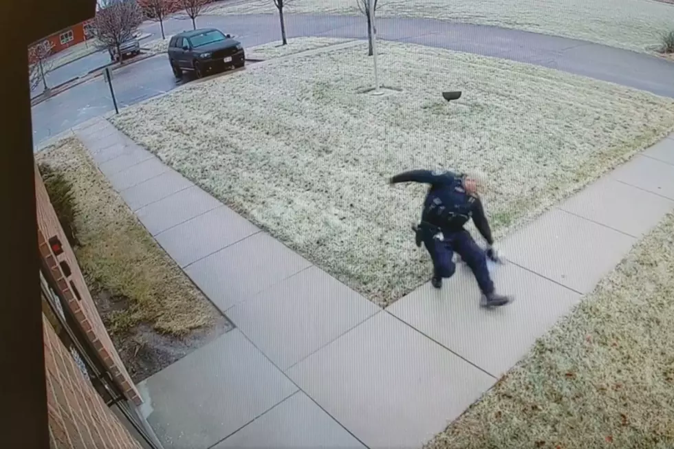 Two Beloit Police Officers’ Ice Fails Caught on Camera