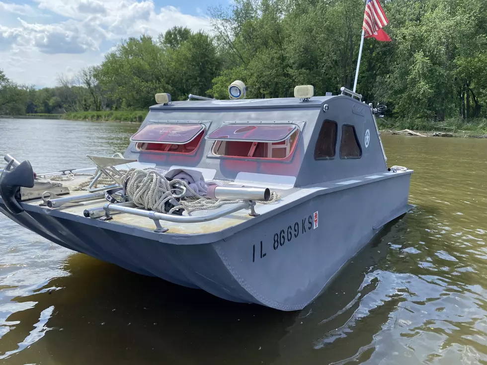 Boaters Surprised By Unique Floating ‘Ship’ On The Rock River In Illinois