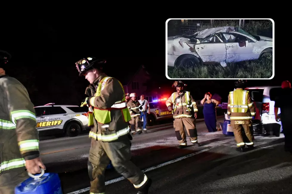 IL Fire Dept. Baffled After Finding Totaled Car But No Driver