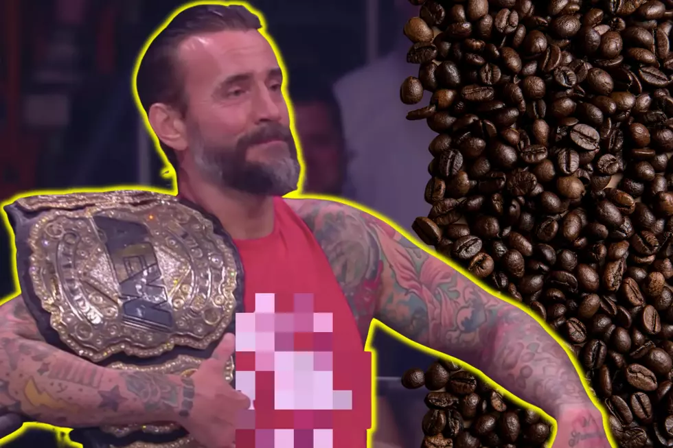 Popular Wrestler Sports Illinois Coffee Company's T-Shirt On TV