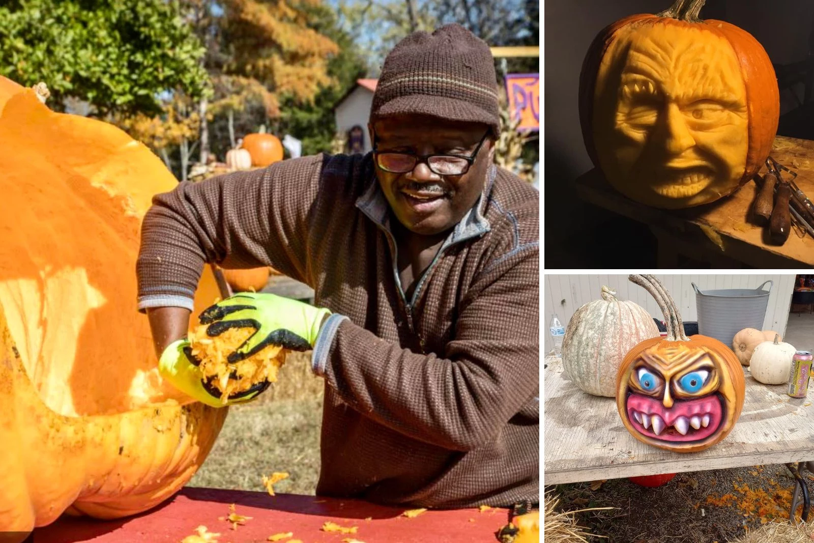 Local Carver on Outrageous Pumpkins