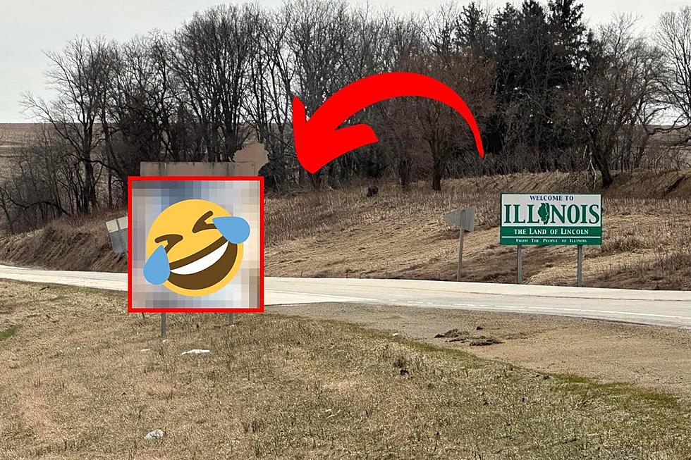 Ok, Who Did This? Who Put Up This Sign Warning Against Entering Illinois?