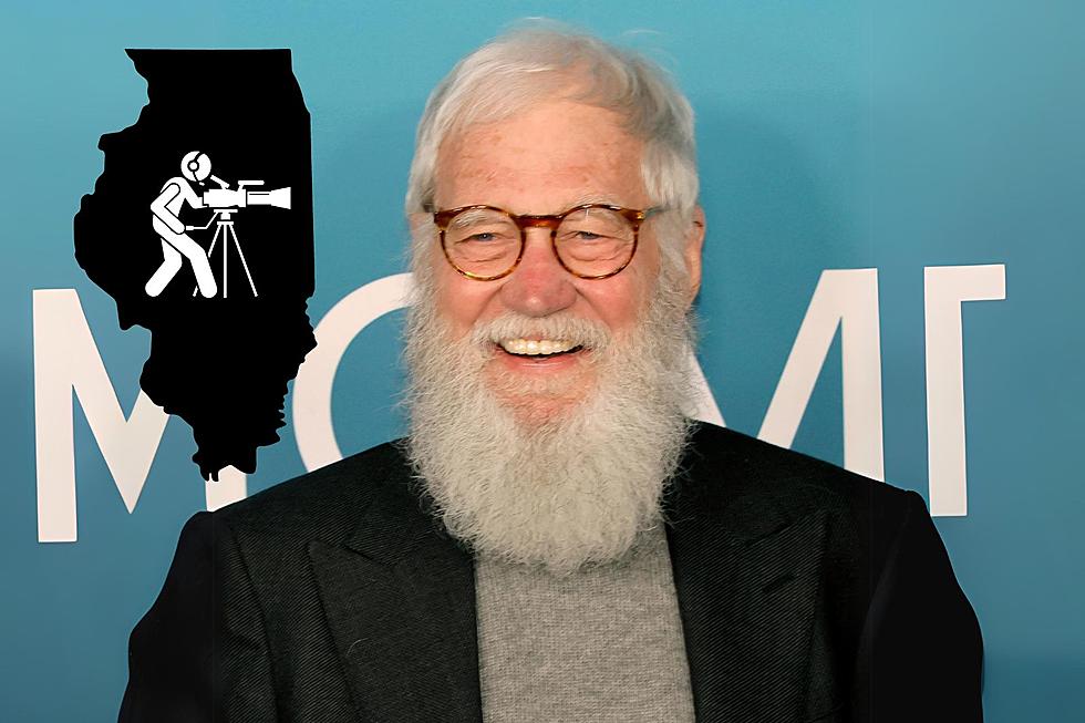 Why is Late Night Legend David Letterman Filming in Illinois?