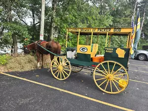 Why a Horse-Drawn Packer Buggy Makes a 150-Mile Trip to Lambeau Every Year