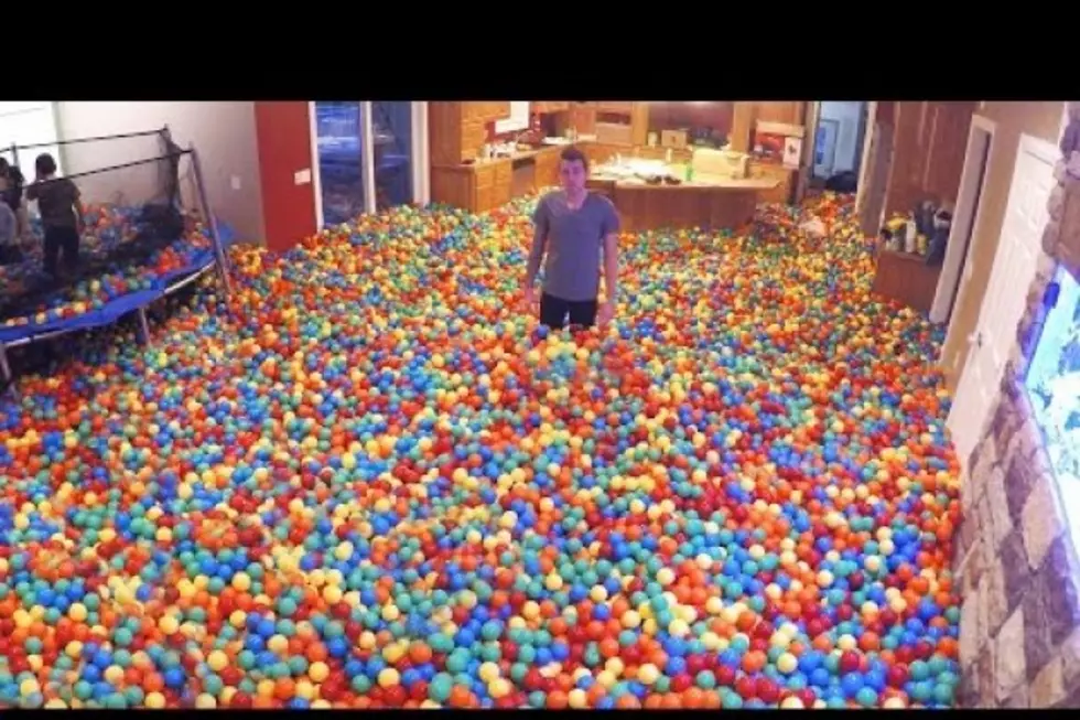 Man-Child Turns House Into Giant Ball Pit