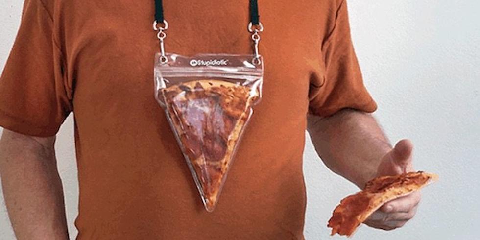 Carry Spare Pizza Around Your Neck