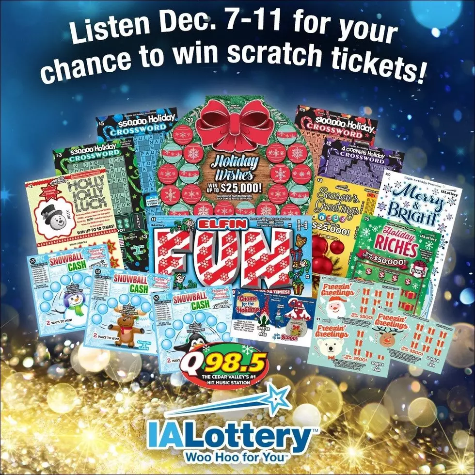 Win Q98.5&#8217;s Cold Days, Hot Tickets with the Iowa Lottery!