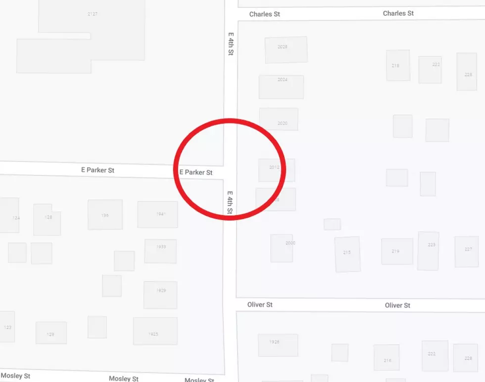The area with a large police presence (Google)