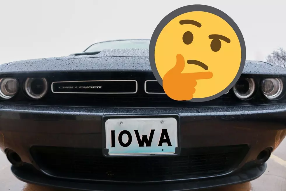 Driving In Iowa Without This Plate? It&#8217;s Very Likely Illegal