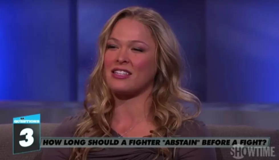 Rousey Admits To Banging Before Fights