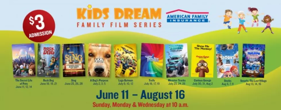 Kids Dream Summer Family Film Series