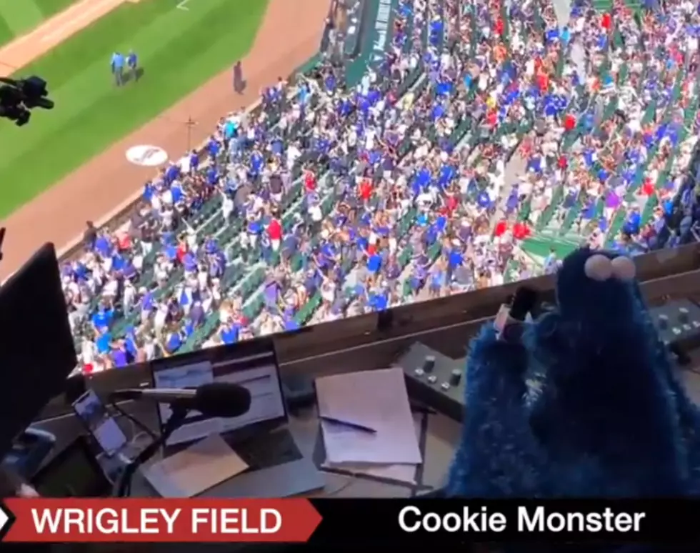 Cookie Monster Sings ‘Take Me Out to the Ball Game’