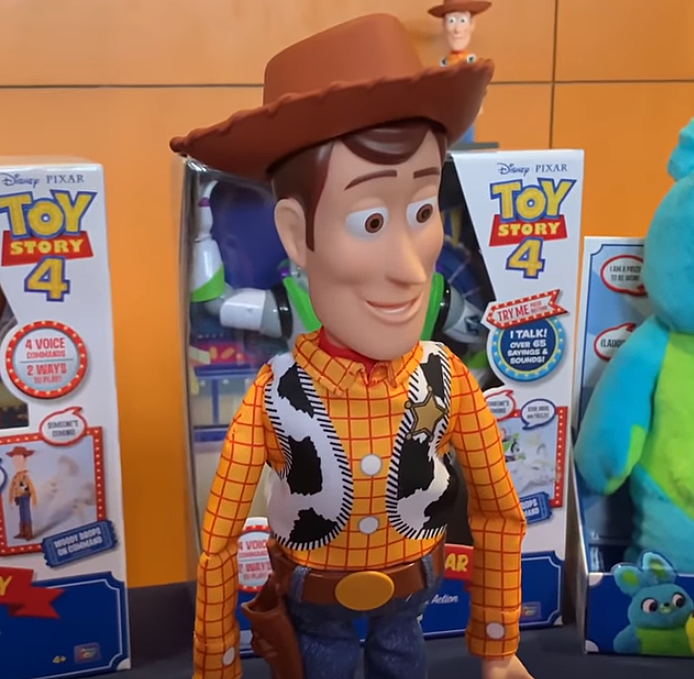 woody toy that falls over