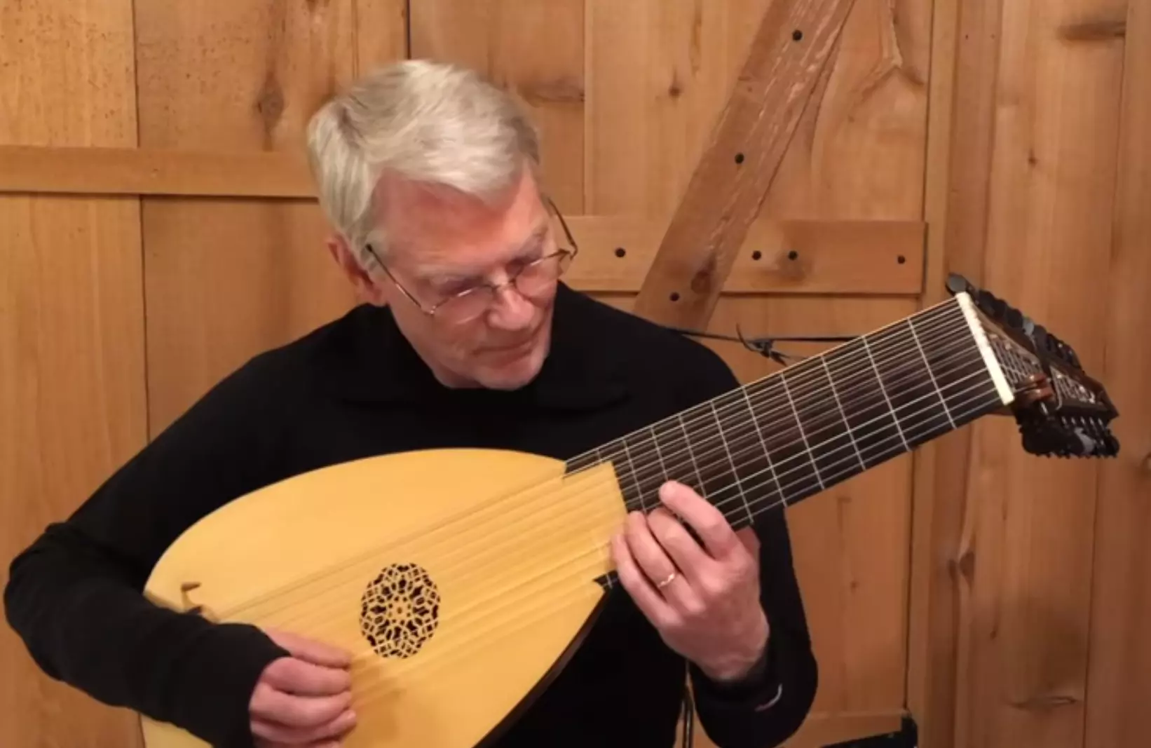 Classic Rock Songs Played on a 24-string Baroque Lute
