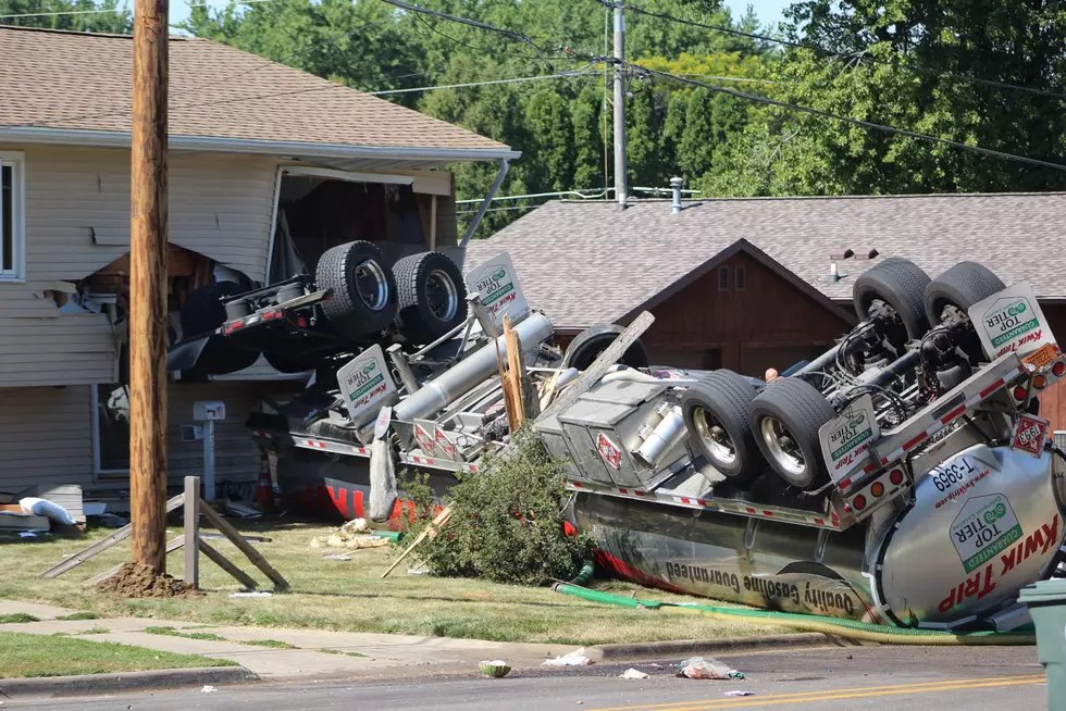 UPDATE: Tanker Truck Filled With Fuel Hits Waterloo Home [Photos]