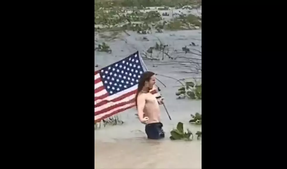 Shirtless Florida Man Greets Hurricane Laura (VIDEO)