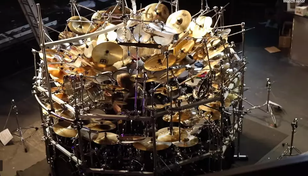 Timelapse of the World’s Largest Drum Kit Being Set Up