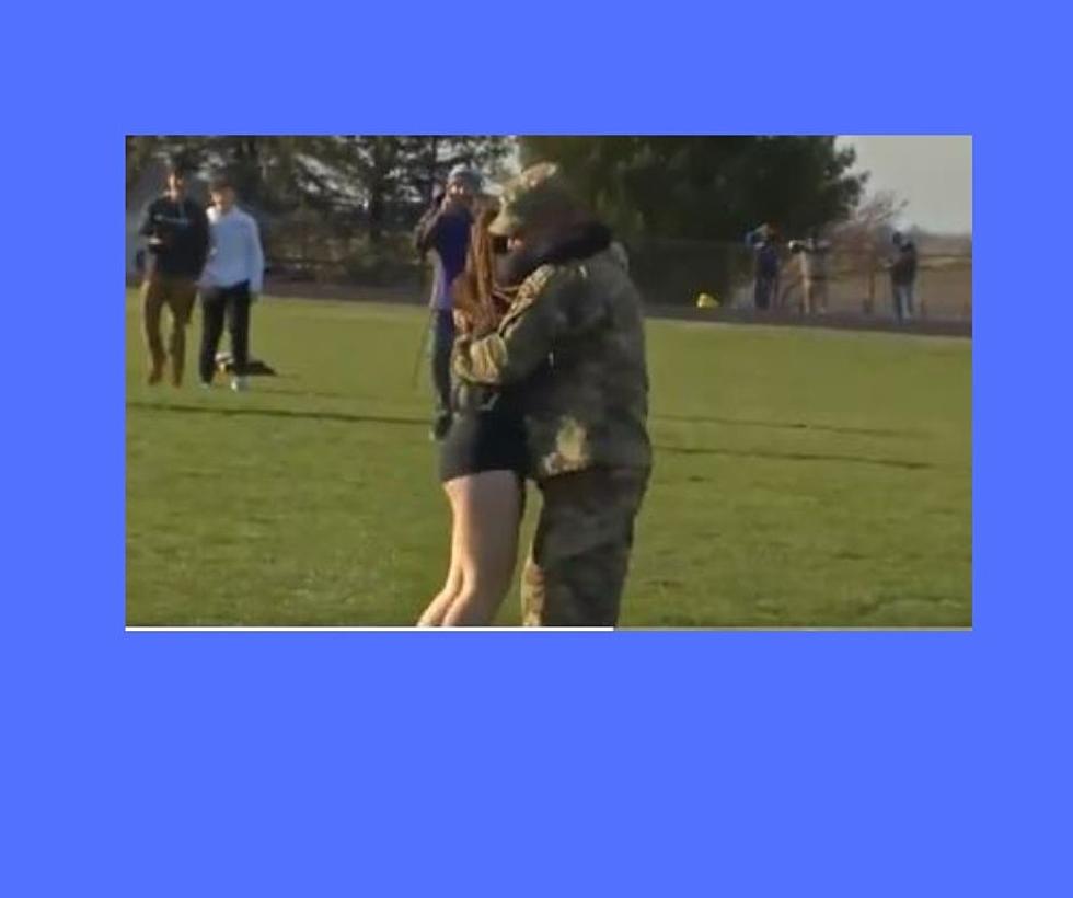 Iowa Teen Reunites With Her Army Dad at Track Meet [Video]