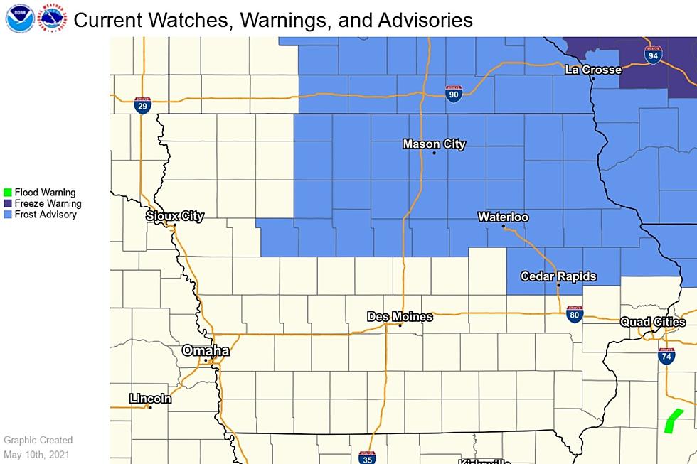 Frost Advisory Tonight in Iowa