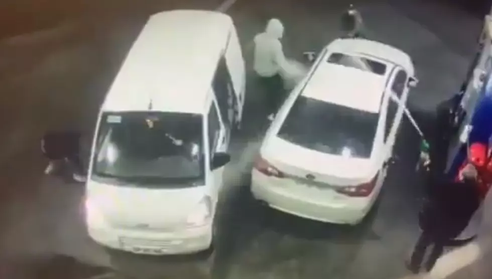 Men Attempt to Rob A Guy Pumping Gas & Get Blasted with Fuel (VIDEO)