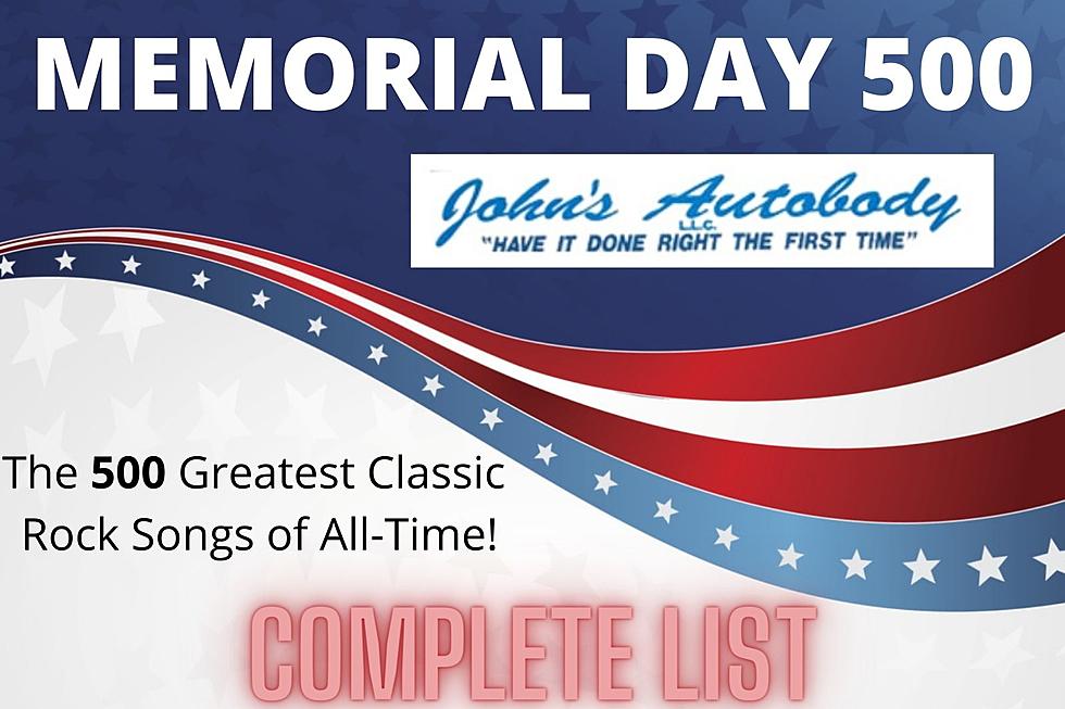 MEMORIAL DAY 500 &#8211; The Complete List
