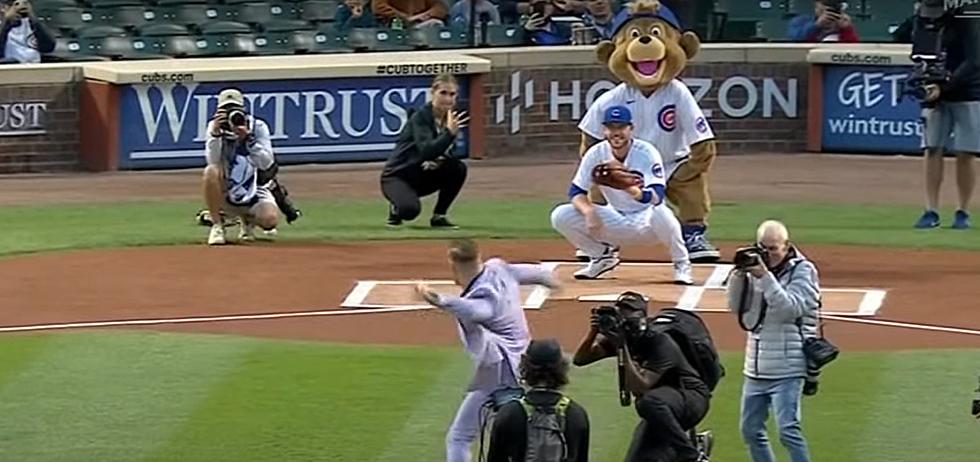 Conor McGregor Throws a Terrible &#8216;First Pitch&#8217; at Cubs Game (VIDEO)