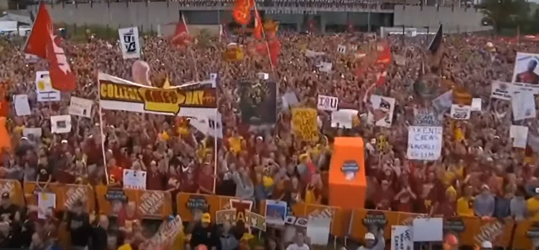 Personalities Pull Up for ESPN's College GameDay Built by The Home